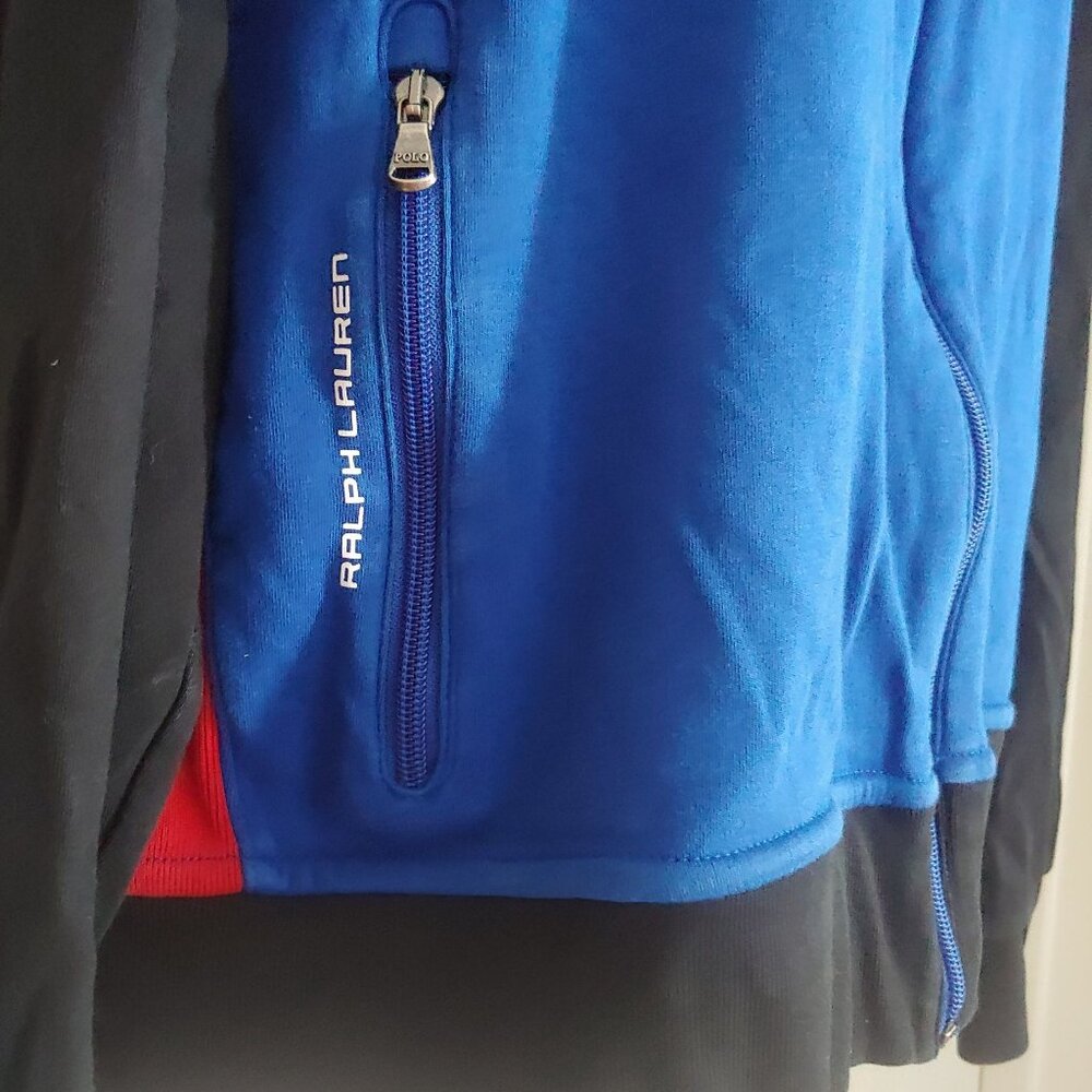 Ralph Lauren Polo Mens Zip Sweat XXL Jacket Logo Zip Pockets - Picture 5 of 10